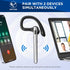 Bluetooth Headset V5.3, Wireless Earpiece with 600mAh Charging Case, 110H Playtime, Hands-Free Headset for Cell Phone