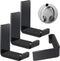 4 Pieces Headphone Hanger Wall Mount with Adhesive Glues, Acrylic Holder for General Purpose Game Headphones