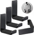 4 Pieces Headphone Hanger Wall Mount with Adhesive Glues, Acrylic Holder for General Purpose Game Headphones