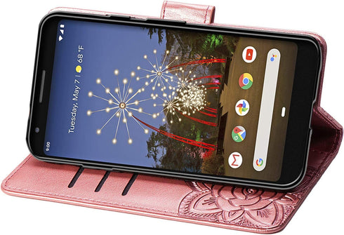 Wallet Flip Case for Xiaomi Redmi 9A, PU Leather, Diamond Butterfly 5, Magnetic Card Slots, Cash Wallet/Purse, Wrist