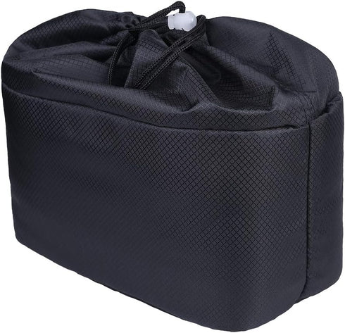 Shockproof Camera Insert Bag for SLR DSLR Mirrorless Camera with Adjustable Dividers, Water Resistant Pouch