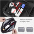 imComor Universal Electronics Accessories Case - 2-Pack Portable Soft Carrying Case Bag Wire Cable Organizer for Hard