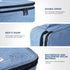 11 inch) Travel Electronics Organizer, Waterproof Cable Organizer Bag for Electronic Accessories Double Layer Large