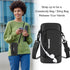 Running Armband Phone Holder & Crossbody Bag - Waterproof Phone Pouch for iPhone 15/14/13 Pro Max, Black
