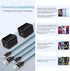 Motorola Fast Charging Phone Charger with USB Type C Cable for Moto G/G Stylus/G Power/G Play 2023/Edge+ (Wall Plug)