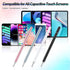 Stylus Pens for Touch Screen, 4 Pack Disc Universal Stylus Pen for iPad Pro/iPhone/Android Tablets