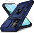 for iPhone 12 Mini Case - Military Grade Drop Protection with Slide Lens Cover, HD Screen Protector, Magnetic Rotated