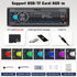 SIXWIN Single Din Car Stereo with Bluetooth 5.0, Hands Free Calling, FM Radio, USB AUX Port, Remote Control