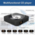 Portable CD Player with Bluetooth, Desktop CD Music Player with Remote Control, Dual Speakers, FM Radio