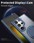 360° Rotation Magnetic Stand Case for Samsung Galaxy S22 Ultra/S23 Ultra, Military-Grade Drop Protection, Blue