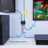 cooidea 3 1 192k/24Bit PCM2.0 Dolby-AC3 Toslink Automatic Switch Digital Optical Switcher in Out with Remote Control