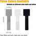 80PCS Hook and Loop Cable Straps, Cable Management Under Desk, Adhesive Cable Ties, Reusable Wire Organizers for Cords