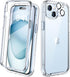 Diaclara Rugged Case for iPhone 15 Plus 6.7'', Full Body with Built-in Touch Sensitive Anti-Scratch Screen Protector -