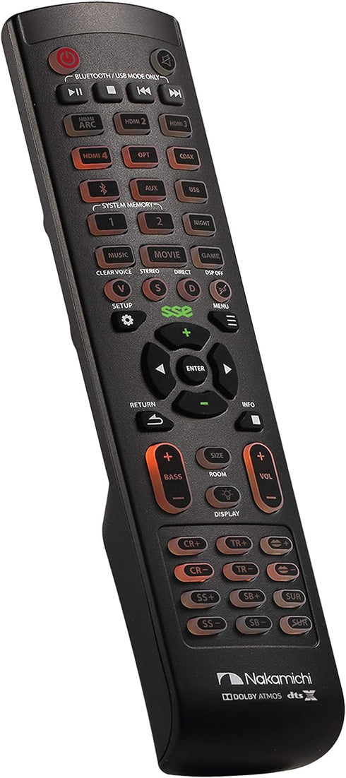 Nakamichi Shockwafe 7.1 7.2 9.2 DTS-X/Atmos Soundbar Remote. Does not Work w Other