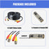 150ft Black BNC Video Power Siamese Cable for Analog AHD CVI CCTV Systems