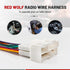 1988-2002 RED WOLF Car Radio Wiring Harness w/Antenna Adapter Compatible with GM Chevrolet GMC Buick Cadillac Install