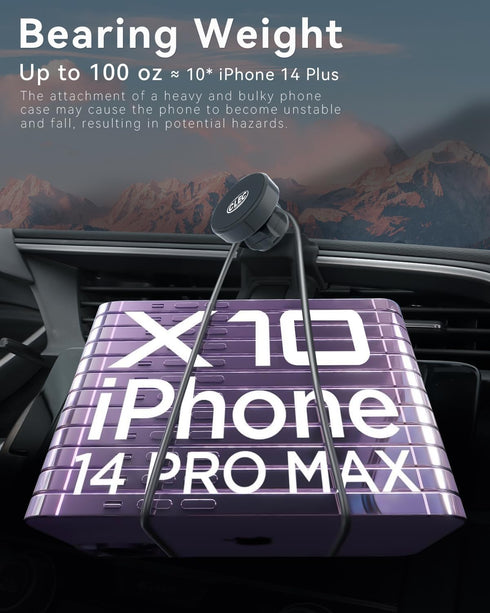 BEHAVE Strong Magnetic Phone Mount for Honda Civic 2016-2021, Adjustable Holder for Air Vent Compatible with Smartphones