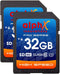 AlphX 32GB SD HC Class 10 High-Speed Memory Card for T7i T7 T6i T6S T6 T5i T5 T4i T3i T3 T2i