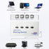 2.0 4 1 4 1 -1 XMSJSIY USB Sharing Switch Selector in Out Printer Sharer Switcher PC to Splitter Hub