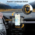 Generic 360 Shock-Resistant CD Slot Phone Holder for Car, CD Player Phone Mount with Adjustable Clamp, Rotation