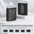 NB-13L Battery 2 Pack Replacement Li-ion Batteries and USB Dual Charger for PowerShot G1X G5X G7X Mark II III