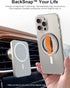 EWA MagOne 2nd Gen Phone Grip Stand with Replaceable Silicone Finger Strap, Compatible with MagSafe