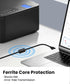 2.0 1M (3.3ft), 480Mbps 2A USB Printer Cable Gold-Plated High Speed USB A to B Cord with Ferrite Core, Durable PVC