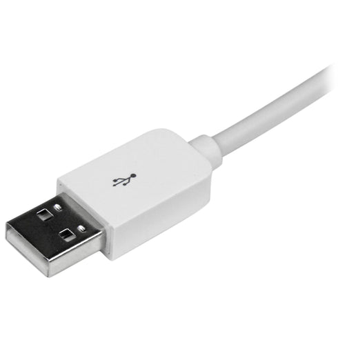 StarTech.com 3m (10ft) Long White USB Cable for iPhone/iPod/iPad with 8-pin Lightning Connector - Charge and Sync