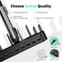 zobirez 420W 10-Port Charging Station for Multiple Devices, USB C Fast Charger Stations for MacBook, iPhone, Android