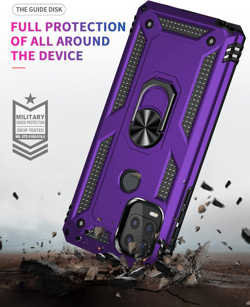 Moto G Stylus 5G Case (2021) with Screen Protector, Military Grade 16ft Drop Tested Cover with Magnetic Kickstand