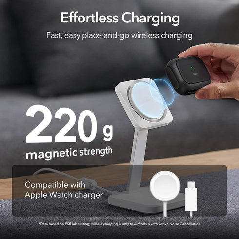 ESR for AirPods 4th Generation Case, Compatible with MagSafe, Drop Protection Cover with Lanyard, Orbit Hybrid Case