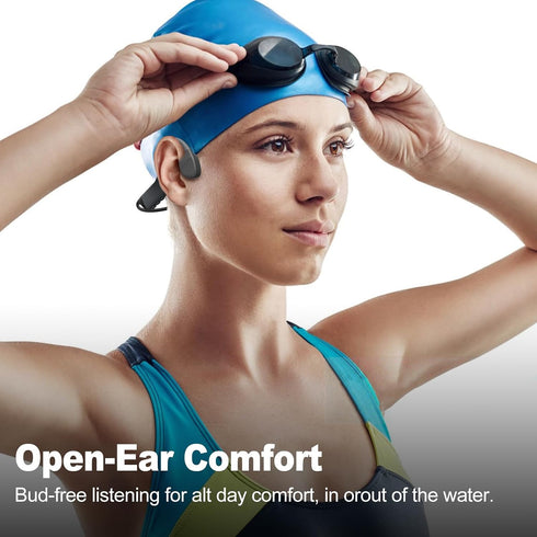 Generic Swimming,IP68 5.4, 32GB Swimming Bone Conduction Headphones Waterproof,Bluetooth Built-in TF Headphones