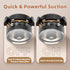 SEVENKA 360 Rotatable Vacuum Magnetic Phone Holder Stretchable Clamp Compatible with iPhone Samsung All Phone