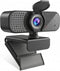 Kemeiv 2K Webcam PC Webcam with Microphone and Physical Privacy Cover, Noise-Canceling Microphone,
