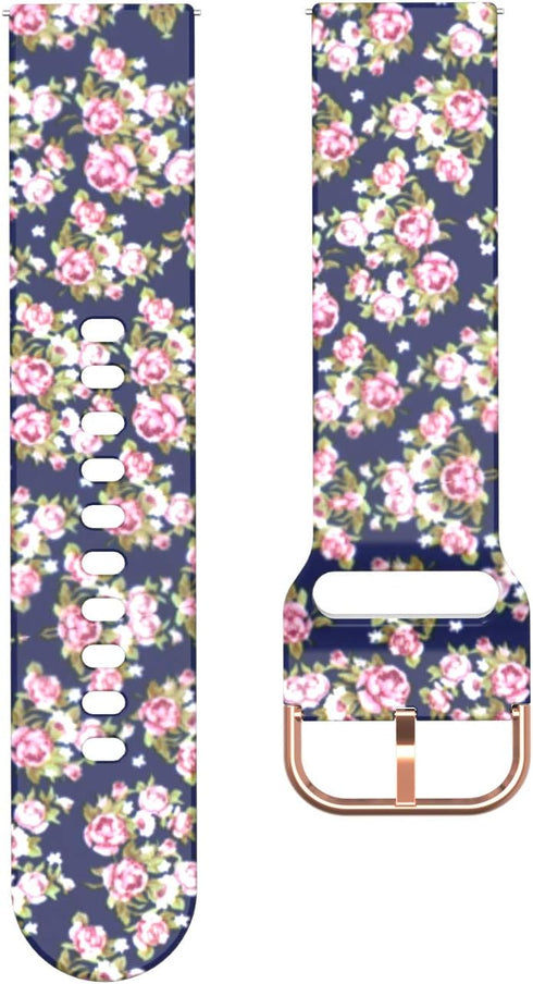 Compatible Bands for MILOUZ IDW19/ENOMIR IDW19/Hoowel IDW19/Faweio IDW19, Fadeless Patterned Printed Watch Strap