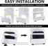 Gmailmall Cable Box Wall Mounting Modem for Most Small Narrow Devices Apple TV, Amazon Fire TV, Cable Box, Mini PC, Mac