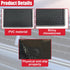 Deaelf Bling Car Dashboard Non-Slip Mat, Waterproof PVC Rhinestone Car Dash Sticky Grip Pad with Cable Organizer