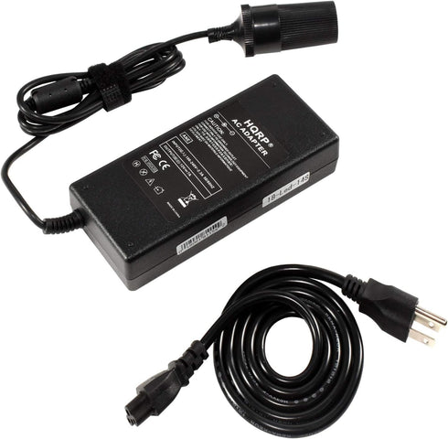 HQRP Powerful 84W Car Charger Converter 120V AC to 12V DC Adapter for Engel Portable Refrigerator-Freezer Model MD14F