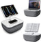 elitehood Adjustable iPad Pillow Stand for Lap, Soft Cushion Lap Beanbag Tablet Pillow