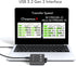 KONYEAD 3-in-1 3.2 10Gbps,UHS-II,Aluminum OS/Android(9336B) CFexpress Type B & SD & Micro SD Card Reader, Built