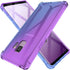 KIOMY Clear Case for Samsung Galaxy S9, Shockproof Bumper Protective Cover with Hybrid Design Hard PC Back + Flexible