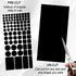Electronic,2 Dimming 100% (1 1 LED Light Blocking Stickers,Blackout Stickers for Sheets LED Light Blocking Covers, LED