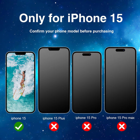 Waterproof Case for iPhone 15, Built-in Screen Protector, Shockproof Dustproof Full Body Cover Compatible with Magsafe