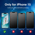 Waterproof Case for iPhone 15, Built-in Screen Protector, Shockproof Dustproof Full Body Cover Compatible with Magsafe