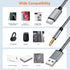 USB C to 3.5mm Aux Audio Cable with Charging, 2 in 1 USB C to 3.5mm Car Stereo Headset Audio Cable with PD 18W Charging Compatible with iPhone 15/15Pro, Samsung Galaxy S23/S23+/S22, Google Pixel 7 6 by Vcddom