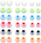 Earbud Replacement Tips Silicone Covers for Most In-Ear Earbuds (Inner Hole 3.8mm -5.1mm) - 18 Pairs S M L