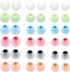 Earbud Replacement Tips Silicone Covers for Most In-Ear Earbuds (Inner Hole 3.8mm -5.1mm) - 18 Pairs S M L