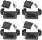 HYS Walkie Talkie Single Side Radio Car Mount, Mounting Kit with Screws for Handheld CB & VHF UHF Radios