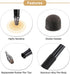 MECCANIXITY Stylus Pens for Capacitive Touch Screens, 2 in 1 Fine Point Disc & Fiber Tips, Black