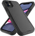 iPhone 11 Case, Heavy Duty Shockproof Protective Phone Case with Dual Layer Protection - Black